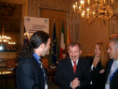 Io con Maroni, MVB e Fabrizio Rosio